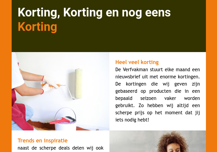 VerfVakman e-mail campagne oud