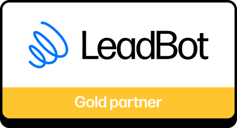 LeadBot Gold partner badge